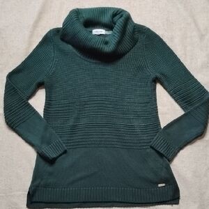 Calvin Klein Deep Teal Cowl Neck Sweater